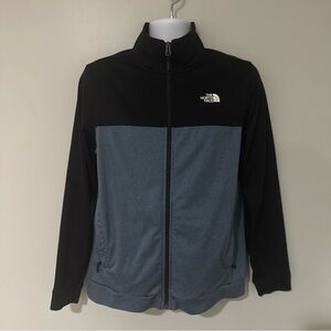 The North Face Cinder 100 Mens FZ Steel Blue Jacket - Medium